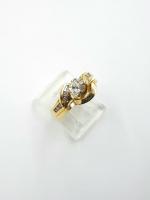 <h2></h2><p>Engagement Ring & Wedding Band<br>14K Yellow Gold<br>0.80ct Total<br>Regular Price $7225<br>SALE $1650<br>Ref: BF350+W</p>