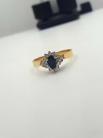 <h2></h2><p>14K Yellow Gold<BR />Genuine Blue Sapphire with 0.20ct Diamonds<BR />Regular Price $1620<BR />ON SALE $650<BR /><BR />#BF-RL401
</p>
