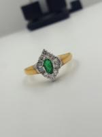 <h2></h2><p>14K Yellow Gold<BR />Genuine Emerald with 0.43ct Diamonds<BR />Regular Price $3495<BR />ON SALE $1195<BR /><BR />#NN-3-508<BR />
</p>